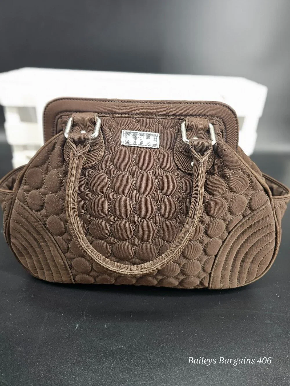 Vera Bradley Solid Magnetic Close Satchel